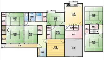 6LDK house in Zentsuji