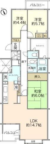 Pet-Friendly 3LDK Apartment in Rokuro - Photo 1