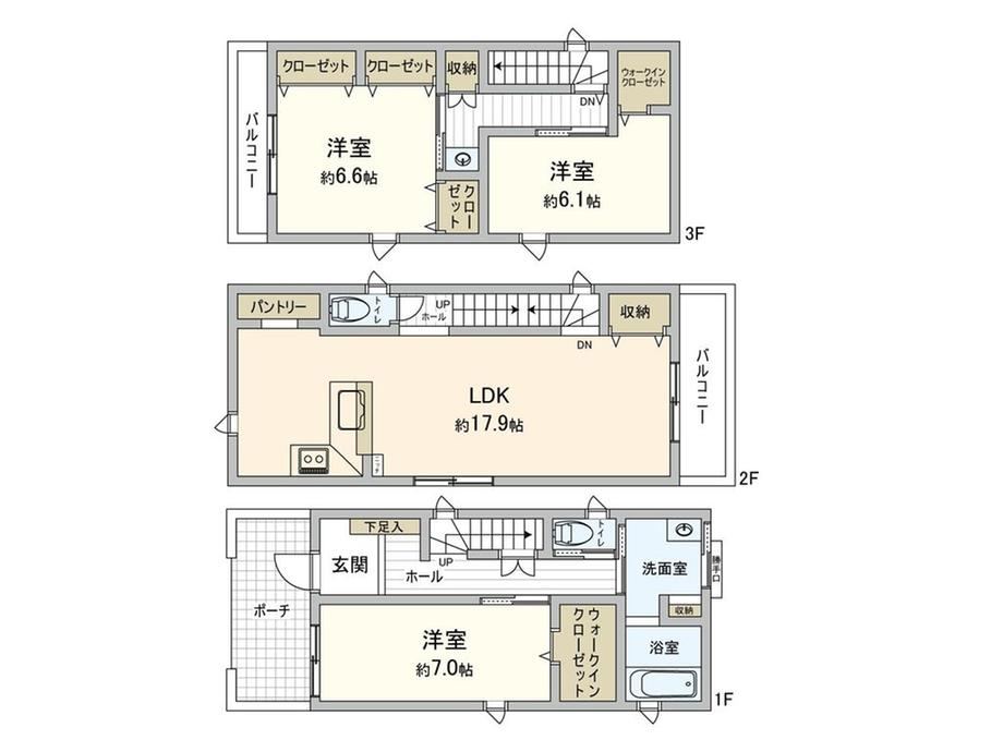3LDK house in Minami Ward, Hiroshima - Photo 1