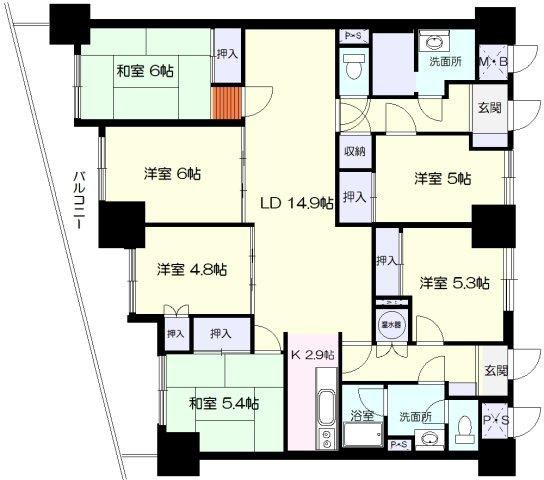 6LDK apartment in Morioka, Iwate - Photo 1