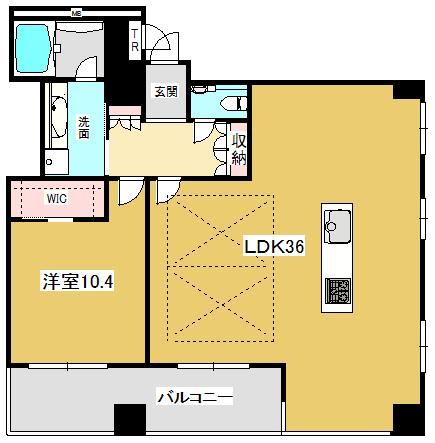 1LDK apartment in Chuo Ward, Osaka - Photo 1