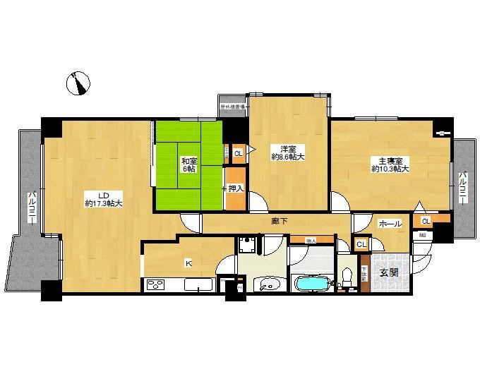 3LDK apartment in Chuo Ward, Niigata - Photo 1