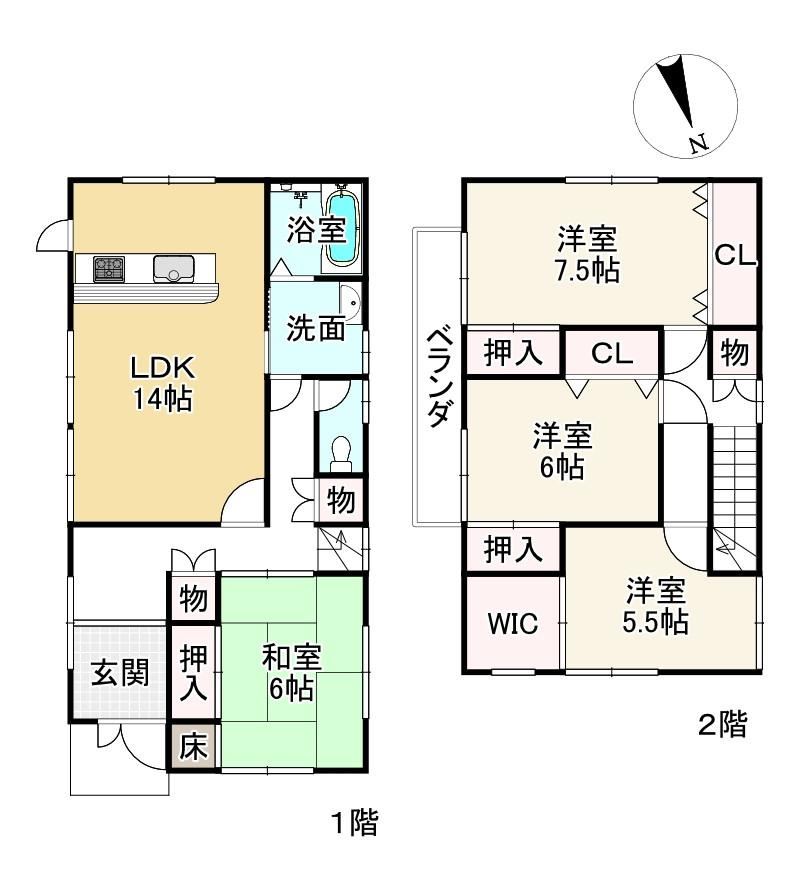 Comfortable 4LDK House in Minatsuda-cho - Photo 1