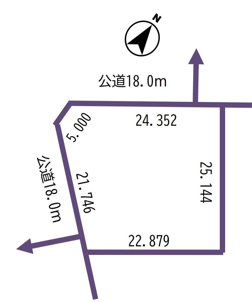Large Corner Lot in Ebetsu, Wakakusa - Photo 1