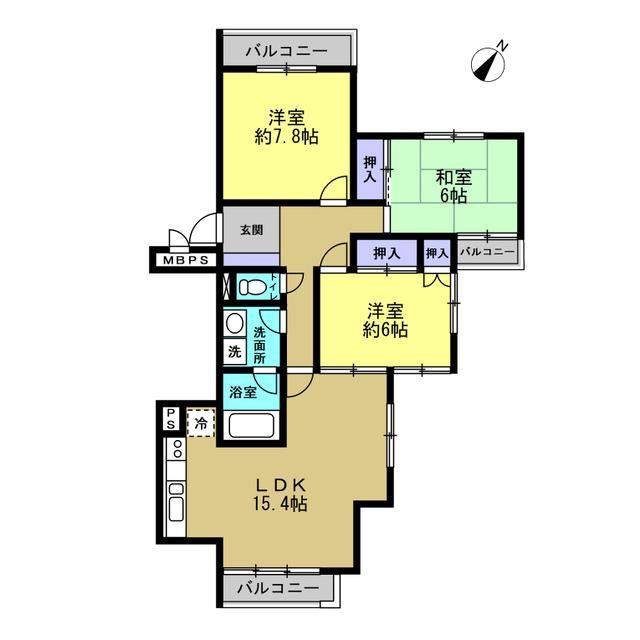 3LDK apartment in Meito Ward, Nagoya, Aichi - Photo 1