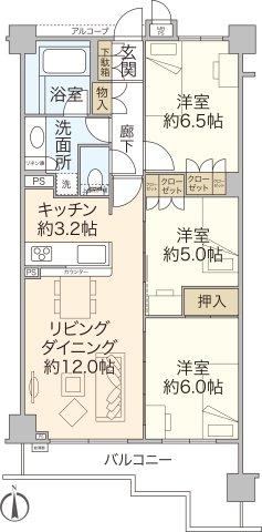 Pet-Friendly 3LDK Apartment Ready for Move-In - Photo 1