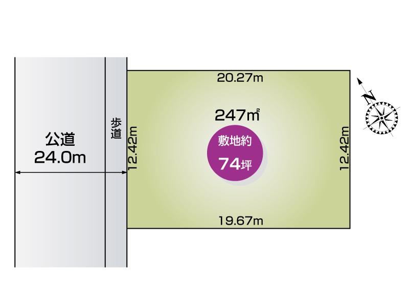 247 m² land in Fukaya, Saitama - Photo 1