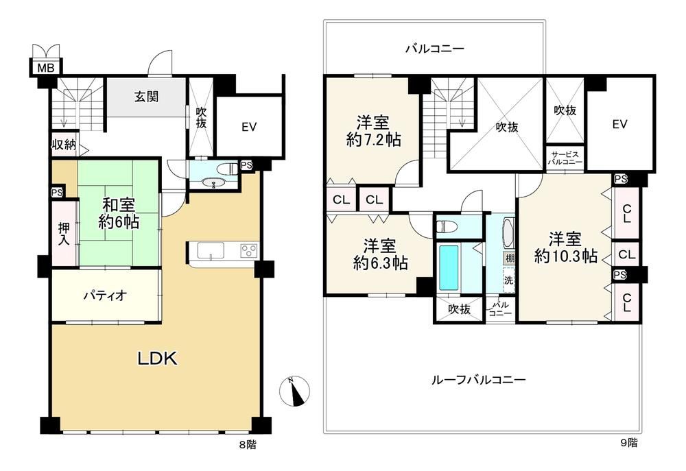 4LDK apartment in Suma Ward, Kobe, Hyogo - Photo 1