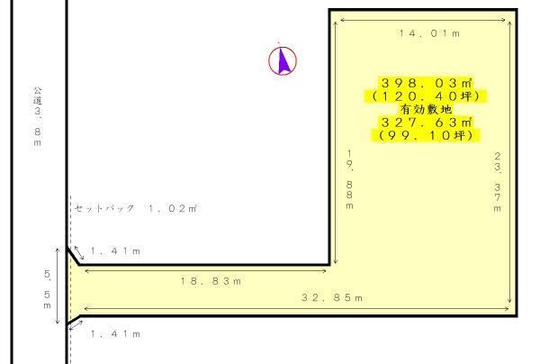 398 m² land in Chuo Ward, Hamamatsu, Shizuoka - Photo 1