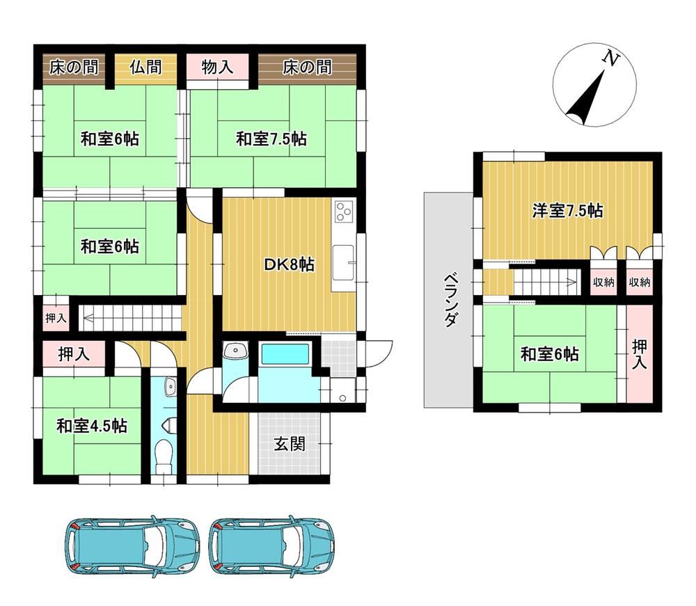 Family-Friendly 6DK House in Hikone - Photo 1
