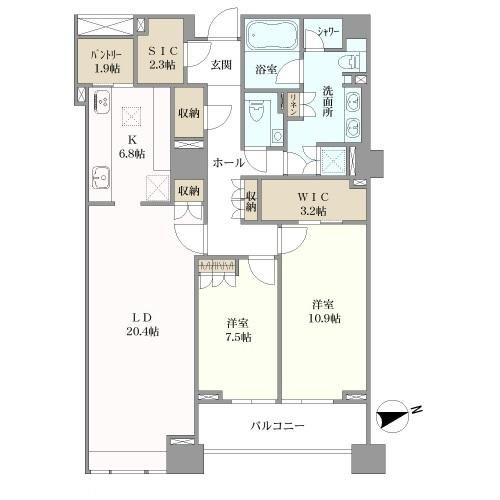 2LDK apartment in Minato Ward, Tokyo - Photo 1