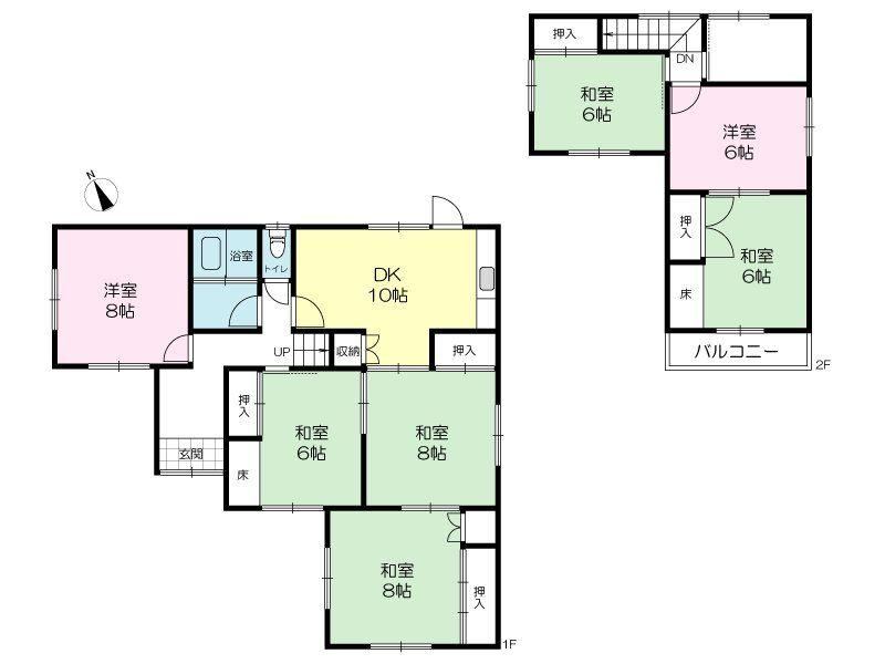 Spacious 7DK House with Garage in Takada-dai - Photo 1