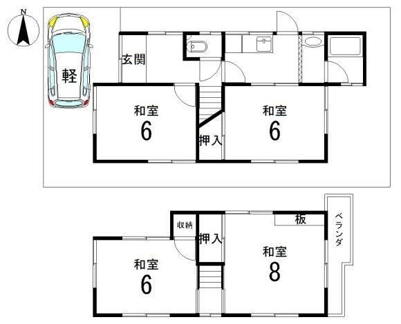 Comfortable 4K House with Spacious Rooms in Nishikyogoku, Kyoto - Photo 1