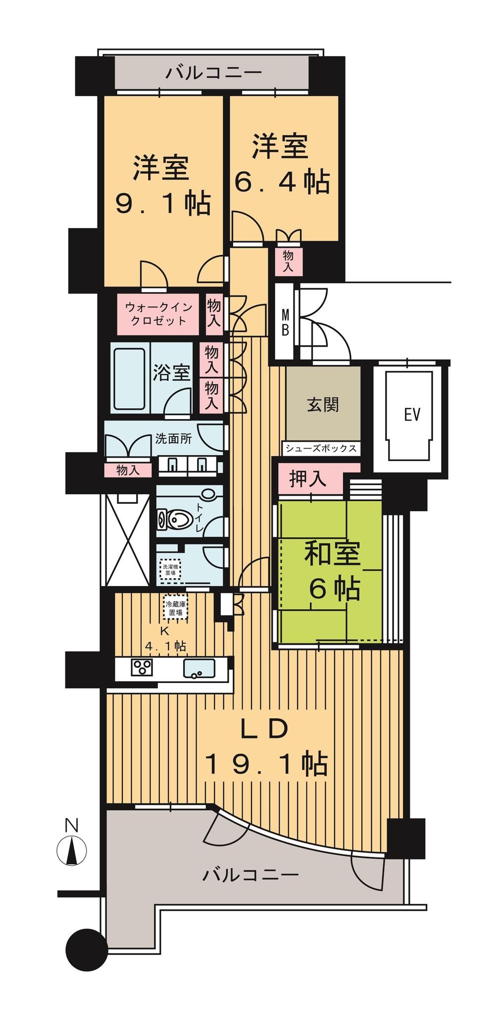 3LDK apartment in Takarazuka, Hyogo - Photo 1