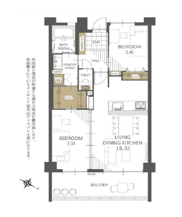 2LDK apartment in Ginowan, Okinawa - Photo 1