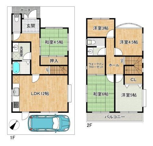 Stylish 5LDK Detached House in Bououji-cho, Kobe - Photo 1