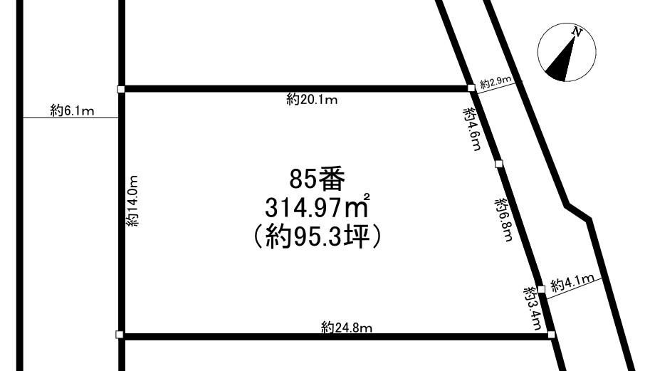 315 m² land in Fuso, Niwa District, Aichi - Photo 1