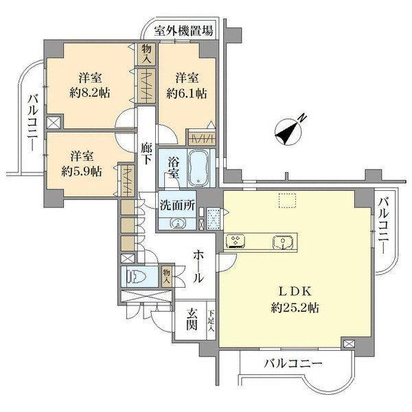 3LDK apartment in Asaminami Ward, Hiroshima - Photo 1