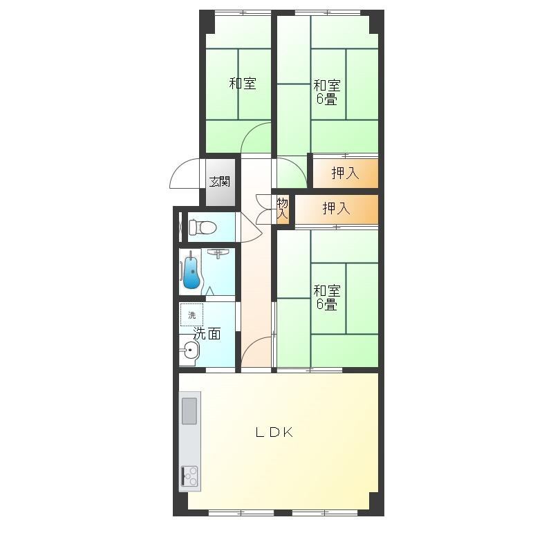 3LDK apartment in Akashi, Hyogo - Photo 1