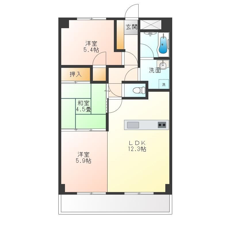3LDK apartment in Hikone, Shiga - Photo 1