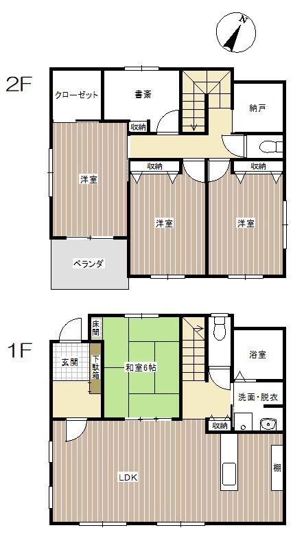 5LDK+S house in Aki Ward, Hiroshima - Photo 1