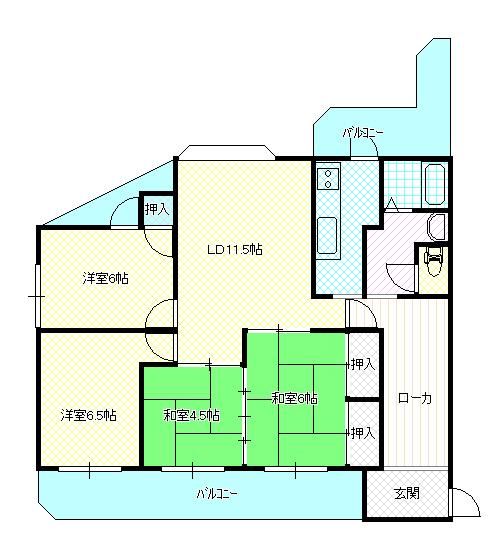 4LDK apartment in Kita Ward, Okayama - Photo 1