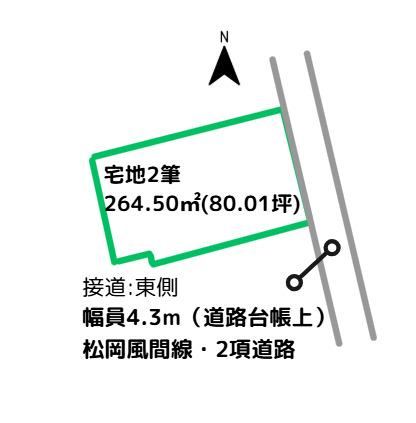 265 m² land in Nagano, Nagano - Photo 1