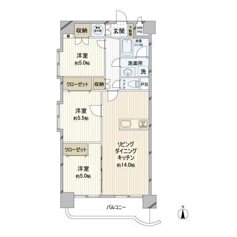 Renovated 3LDK Apartment Near Sendai Station - Photo 1