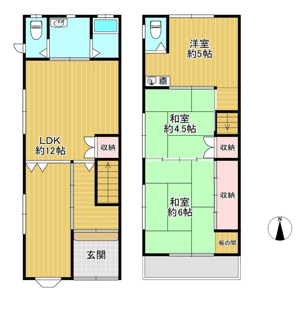 2-Story South-Facing 3LDK House in Nishitsutsumi - Photo 1