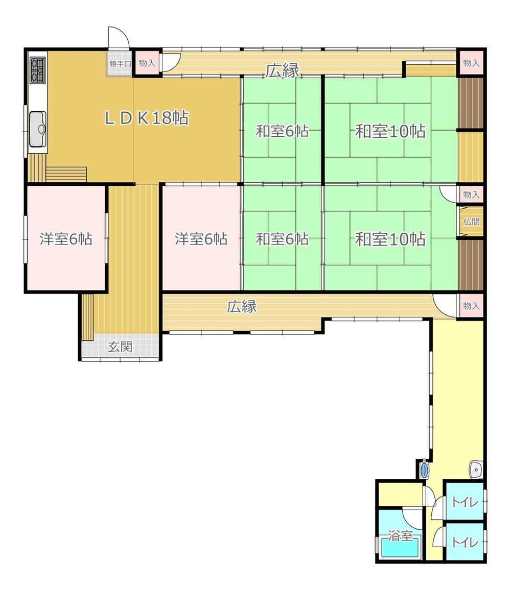 Spacious 6LDK Home with Large Land in Yoshirei - Photo 1
