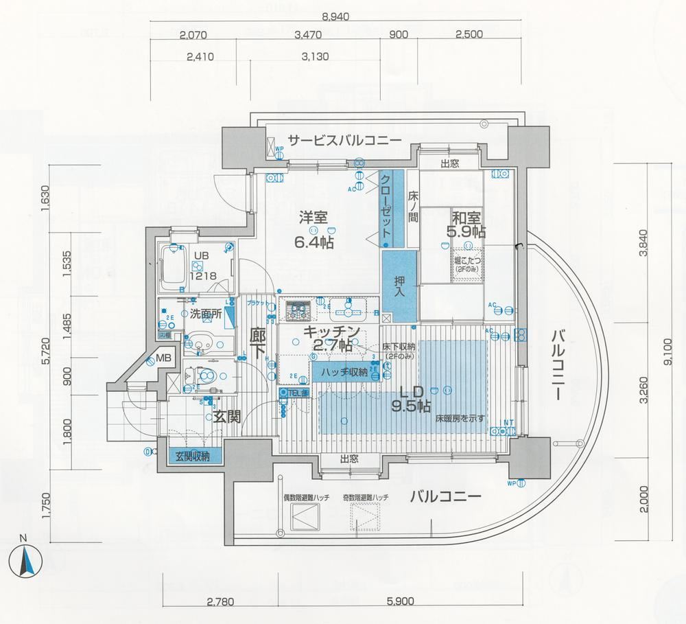 Newly Listed 2LDK Apartment in Honmachi-dori, Morioka - Photo 1