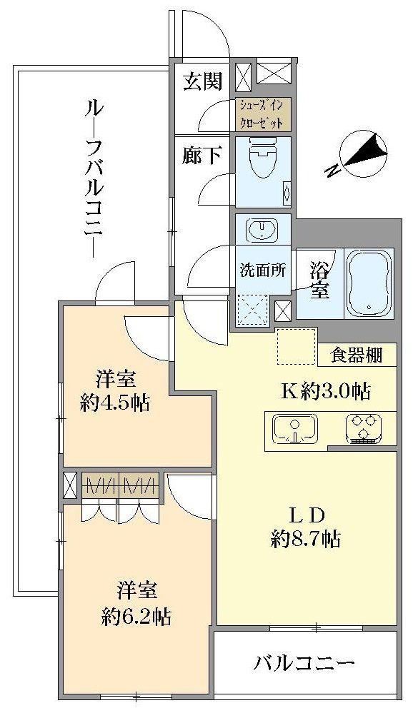 Top Floor 2LDK Apartment with Rooftop Balcony - Photo 1