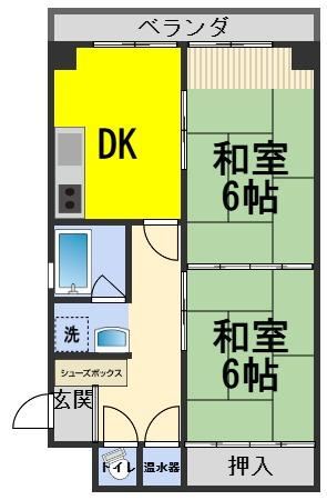 2DK apartment in Gifu, Gifu - Photo 1