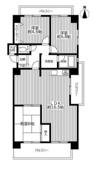 3LDK apartment in Minato Ward, Nagoya, Aichi - Photo 1