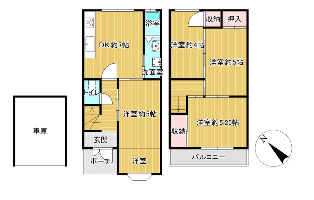 4DK Detached House with Garage in Naka, Osaka - Photo 1