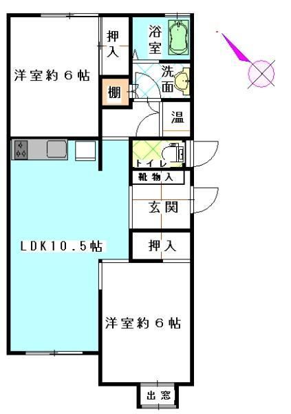 2LDK apartment in Hamana Ward, Hamamatsu, Shizuoka - Photo 1