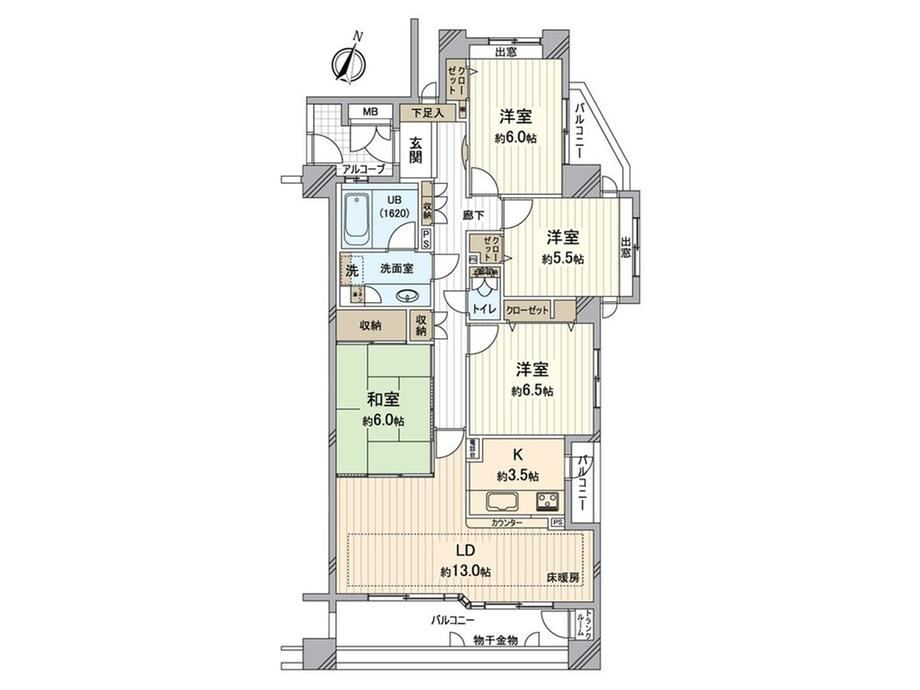 4LDK apartment in Owariasahi, Aichi - Photo 1