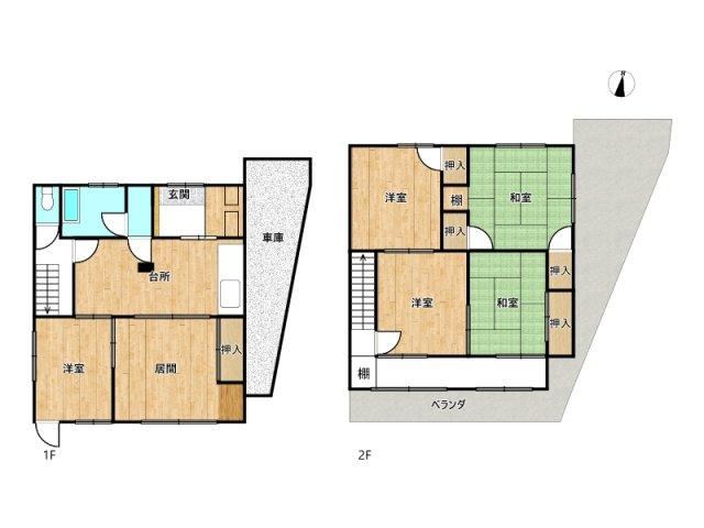 Spacious 6LDK House in Kitahiranonaminamimachi - Photo 1