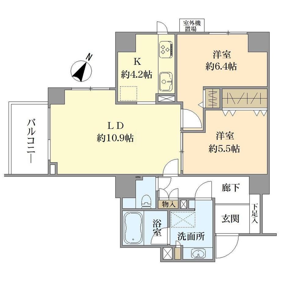 2LDK apartment in Asaminami Ward, Hiroshima - Photo 1