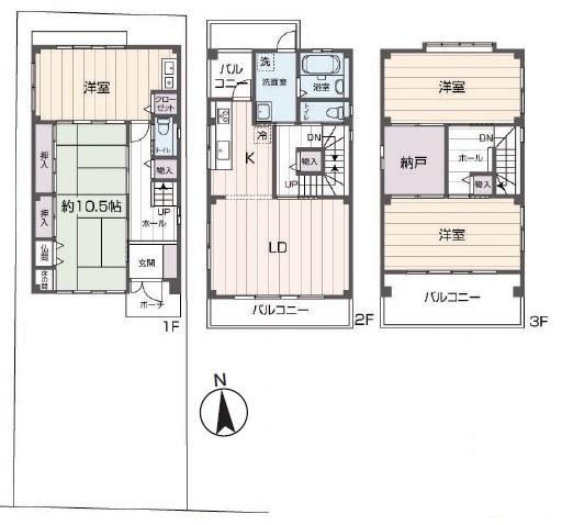 4LDK+S House in Nakagawa with Carport - Photo 1