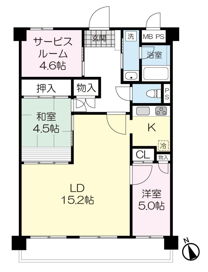 Family-Friendly 2LDK+S Apartment in Nishi-Katsuyama - Photo 1