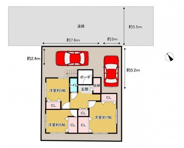 Updated 3LDK House with Parking for 2 Cars - Photo 1