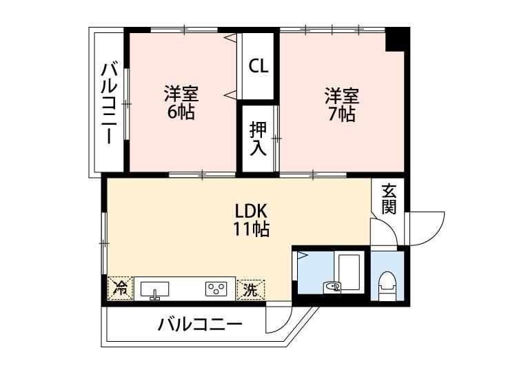 2LDK apartment in Chuo Ward, Niigata - Photo 1