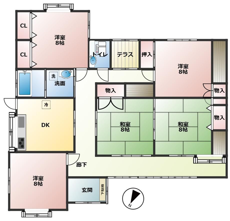 Renovated 5DK Home with Garden in Kodera - Photo 1