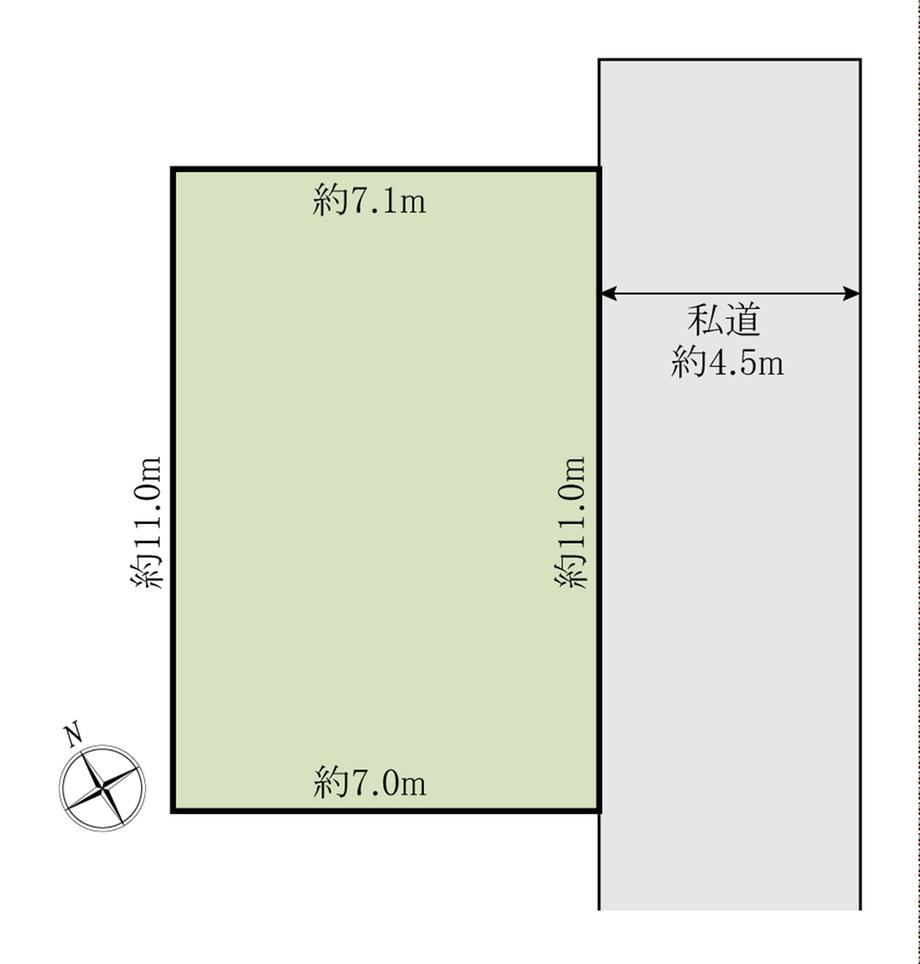 78 m² land in Nagareyama, Chiba - Photo 1