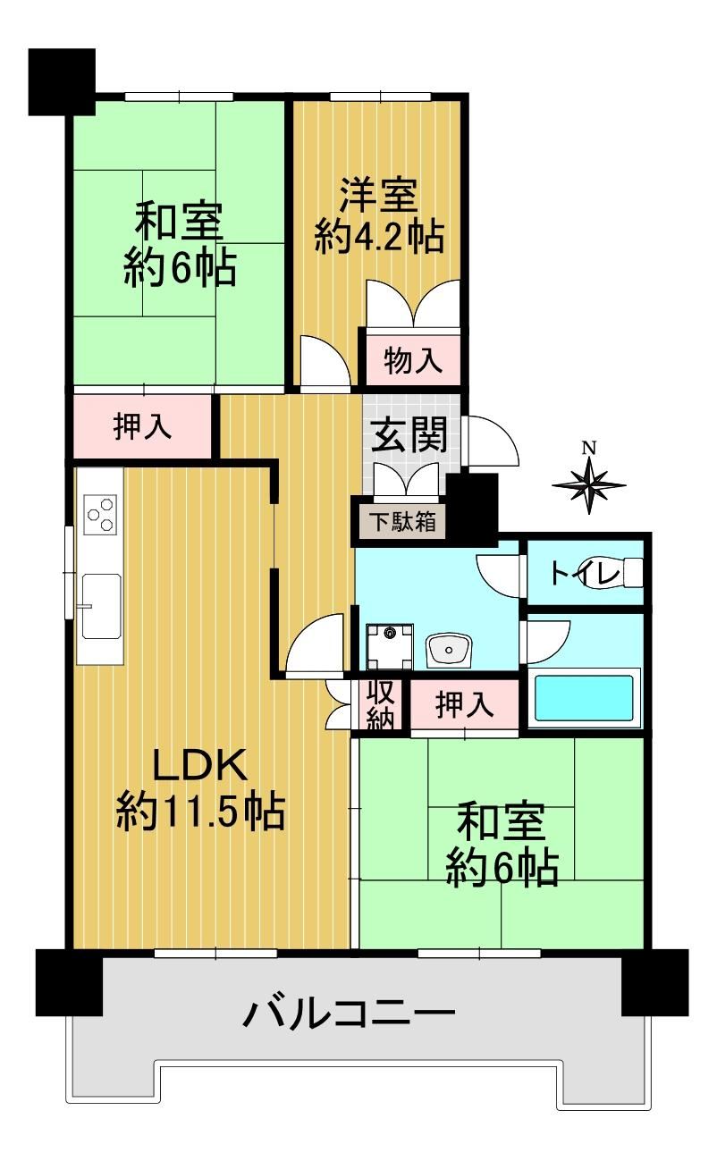 3LDK apartment in Kita Ward, Osaka - Photo 1