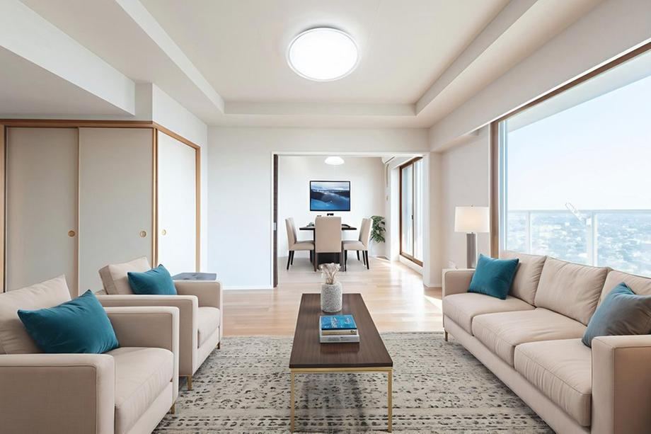 Bright 3LDK Apartment with Great Views in Kasukabe - Photo 1