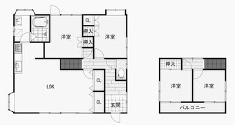 4LDK house in Onga, Onga District