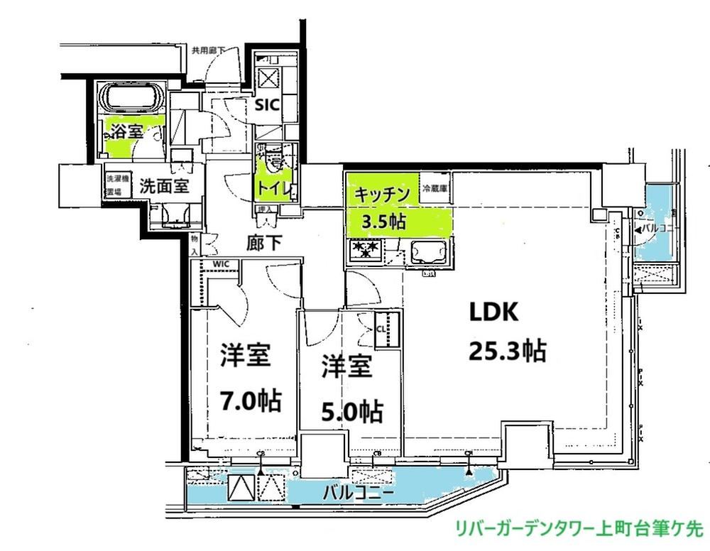 2LDK apartment in Tennoji Ward, Osaka - Photo 1