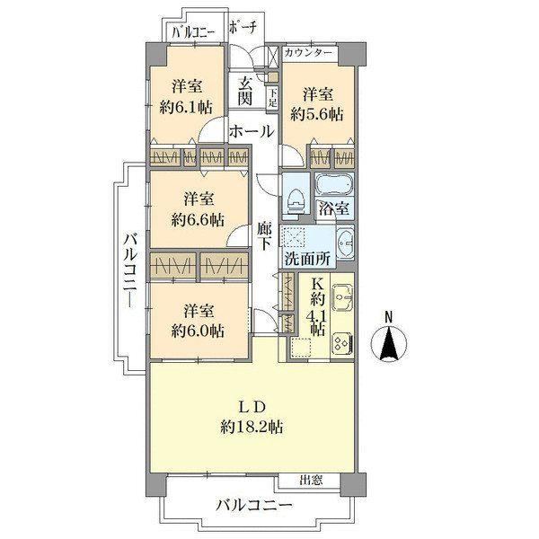 4LDK apartment in Toyonaka, Osaka - Photo 1